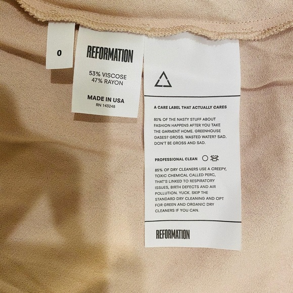 reformation verbena dress size 0 - Picture 5 of 6